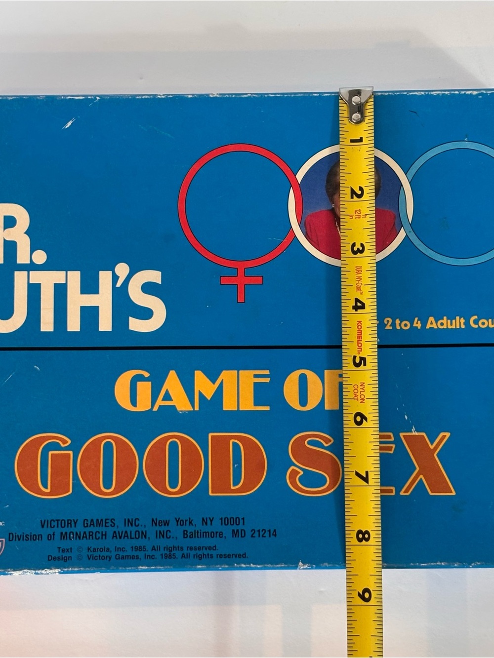 VTG 1985 Victory Games, Dr Ruth's Game of Good Sex, 2-4 Adult Couples - Picture 11 of 12
